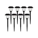 Luxzone 39cm 50lm Solar LED Pathway Light - 8 Pack
