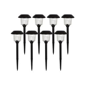 Luxzone 39cm 50lm Solar LED Pathway Light - 8 Pack