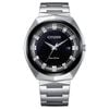 Citizen Eco-drive Black Dial Stainless Steel Men's Watch (bn1014-55e)