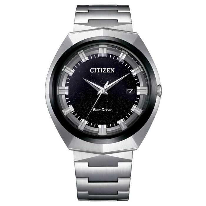 Citizen Eco-drive Black Dial Stainless Steel Men's Watch (bn1014-55e)