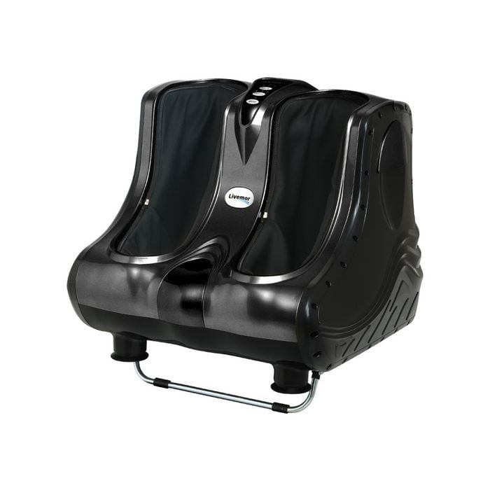 Livemor Foot Massager Ankle Calf Leg Massagers Shiatsu Kneading Rolling Black
