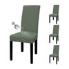 Catzon 4 Pcs Dining Chair Covers Waterproof Stretch-GreyGreen