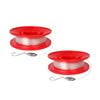 2PK Fishteck Handcaster Camping Outdoors 9.5In Rigged 200Lb 100M