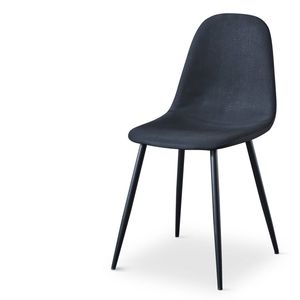 Axis PU Dining Chair Black - Set of 4
