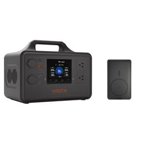 Voltx 1800w Portable Power Station + 10000mah Power Bank – Solar Generator Set For Camping, Home Backup & Emergency Power