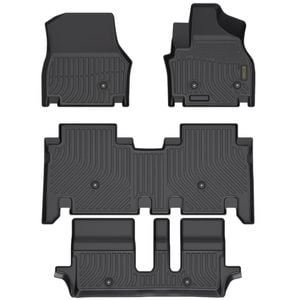 Vehiclab Kia EV9 – 2023+ – 3D/5D All Weather Moulded Car Floor Mats – Right Hand Drive