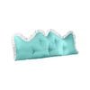 SOGA 180cm Princess Bed Pillow Tatami Cushion with Ruffle Lace
