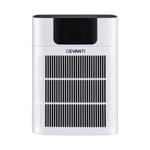 Devnati Air Purifier With Hepa Filter And Pm25 Display White