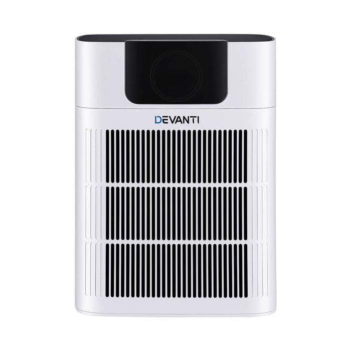 Devnati Air Purifier With Hepa Filter And Pm25 Display White