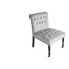 Pirie Velvet Accent Chair - Grey