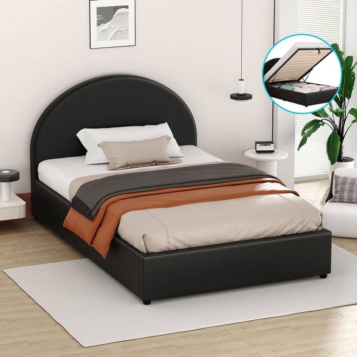 ALFORDSON Bed Frame Gas Lift Base Single