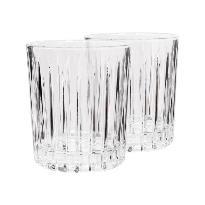 Fluted Whisky Glasses - 310ml - Pack of 2