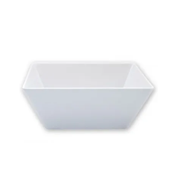 Ryner Square Bowl White Melamine 130x130x70mm
