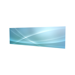 Bellessi 650mm x 895mm x 5mm Motiv Glass Filler Panel - Blue Horizon