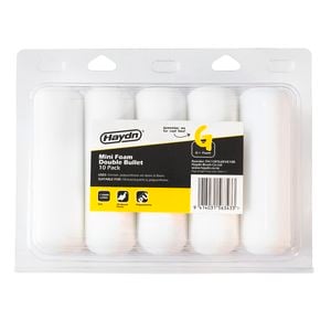 Haydn 110mm Mini Foam Sleeve Double Bullet - 10 Pack