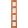 Woodcraft 2040 x 405 x 40mm Entrance Door Sidelight F8 Frosted Safety Glass