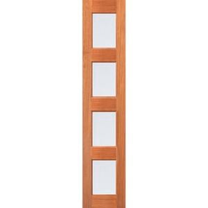 Woodcraft 2040 x 405 x 40mm Entrance Door Sidelight F8 Frosted Safety Glass
