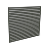 ProtectorAl Up to 2000W x Up to 1766H Woodland Grey Aluminium Slat Screen Kit
