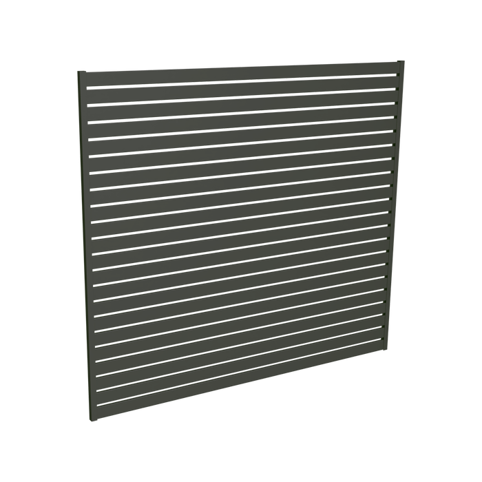 ProtectorAl Up to 2000W x Up to 1766H Woodland Grey Aluminium Slat Screen Kit
