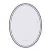 P&p Silver Oval Led Bathroom Mirror Anti Fog Dimmable Backlit Wall Design