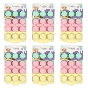 6PK Topchef Silicone Heat Resistant Baking Mould - Mini Cupcake Cotton Candy