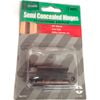 Zenith Semi Concealed Hinge 601 Pattern 65mm Florentine Bronze 2pk