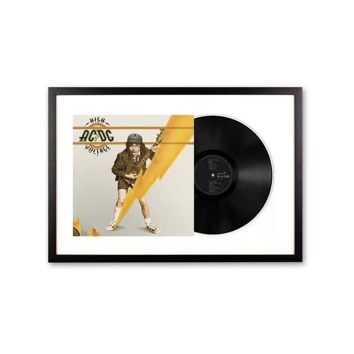 Framed AC/DC High Voltage Vinyl Album Art