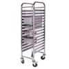 SOGA 15-Tier GN 1/1 Pan Bakery Trolley – Stainless Steel