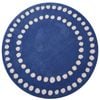 Handmade Modern Circular Rugs-Decotex 6375-Blue-100x100cm