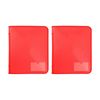2x Marbig 2 D-ring A4 Zipper Binder 25mm W/ Tech Case File Document Holder Red