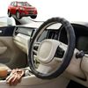 Australian Goose Steering Wheel Cover for Holden Colorado 7 2012 - 2020 (RG) Circle Black