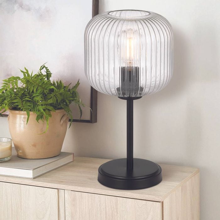 Telbix Black/Nickel Bobo Table Lamp