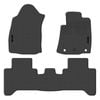 For Toyota Hilux Dual Cab 2015-on Custom Car Floor Mats Rubber Black