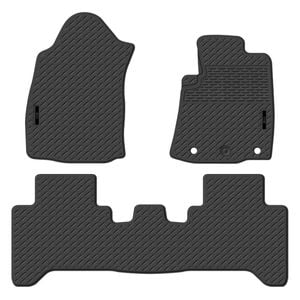 For Toyota Hilux Dual Cab 2015-on Custom Car Floor Mats Rubber Black