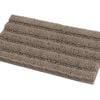 Smarcute 1 Piece - 50cm x 81cm Non-slip Thick Soft Chenille Bath Mat Rug Khaki
