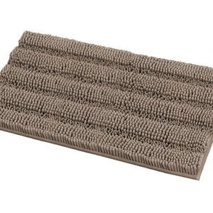 Smarcute 1 Piece - 50cm x 81cm Non-slip Thick Soft Chenille Bath Mat Rug Khaki