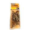 Zenith Chipboard CSK Head 10g x100mm  8pk Gold Passivate Screw