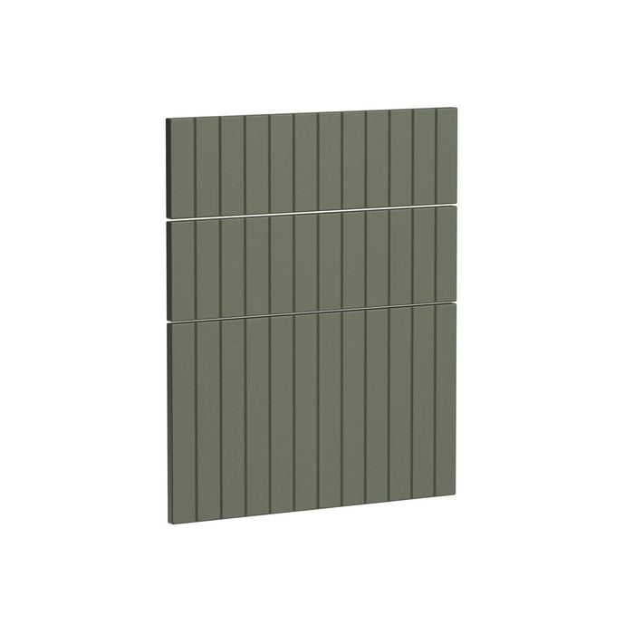 Kaboodle 600mm Saltbush V-Groove 3 Drawer Panels