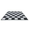 Commercial Grade Roll Up Giant 2.4m X 2.4m Chess Board With Rubberized Squares And Safety Edge Ramps