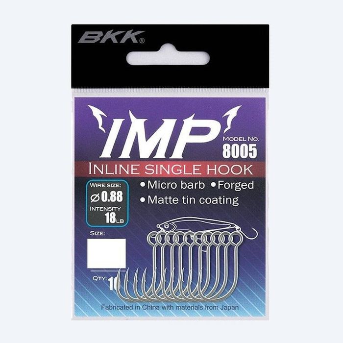BKK IMP 8005 Inline Single Fishing Hook 4