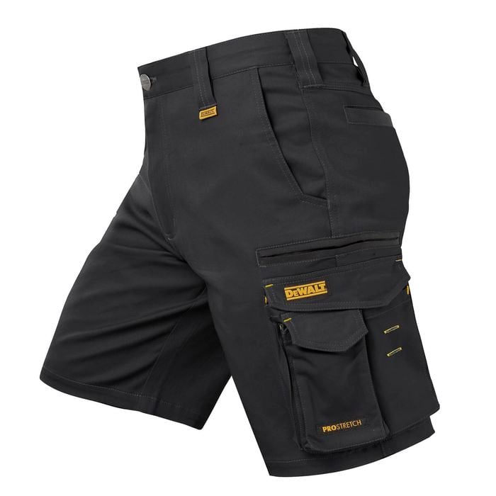 DeWALT Size 34 Black Bennington PROStretch Shorts Bunnings New