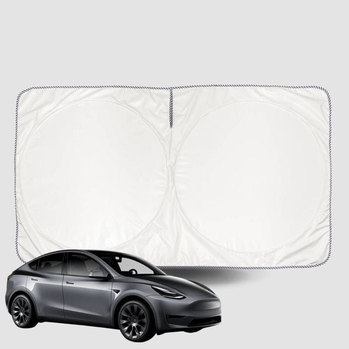 Windscreen Sun Shade for Tesla® Model Y 2022-Current Universal Fit Window Visor UV Block
