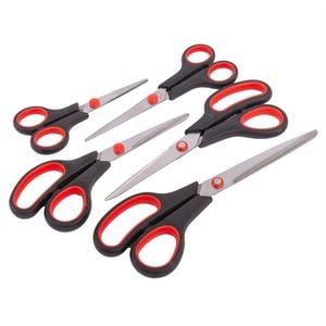 Stainless Steel Scissors 5pc Set - Black