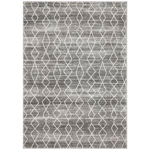 The Rug Connection Sense 257 Silver 330x240cm - Extra Large Transitional Pet Friendly Indoor Floor Rug