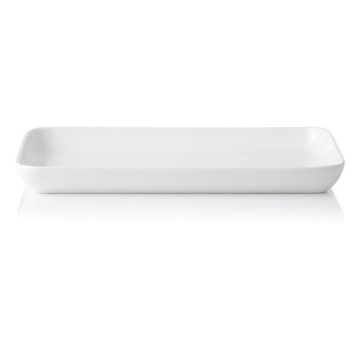 Marc Newson Fine Bone China Rectangular Serving Platter 24.5cm White Noritake