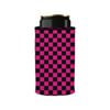 Stubbyz Pink Checkerboard Stubby Cooler Slim