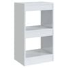 vidaXL Book Cabinet/Room Divider High Gloss White Bookcase Storage Organiser