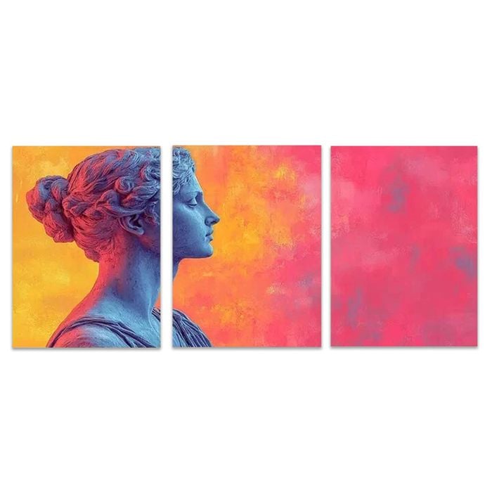 3pcs Venus De Milo Greek Statue Print 100% Australian Made 3 x 40x60cm (Metal Print)