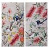 P&P Blue Wren Hand Painting Picture - Elegant Modern Wall Art for Living Room, Bedroom & Office Decor 40x80cm