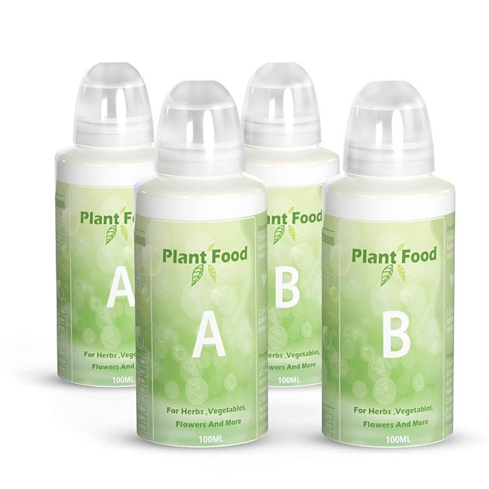 LetPot Plant Food A & B Hydroponics Nutrients (4 Bottles)